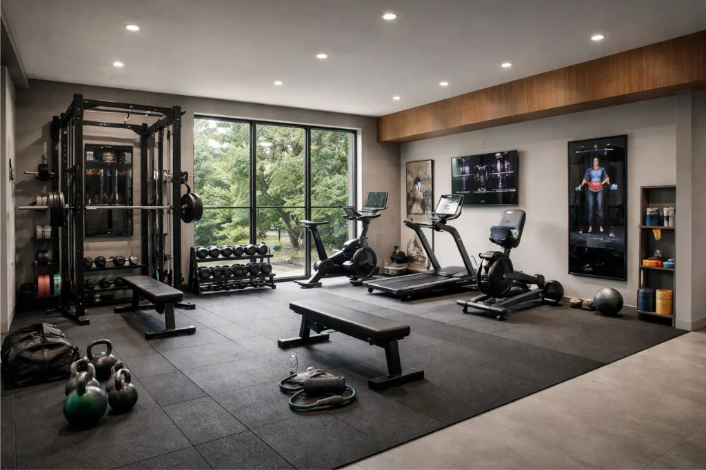 Fitness deck at Down By The Water